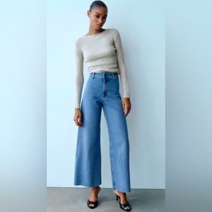 Zara The Marine Straight Blogger Favorite Jeans Size 6